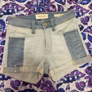 PacSun denim shorts